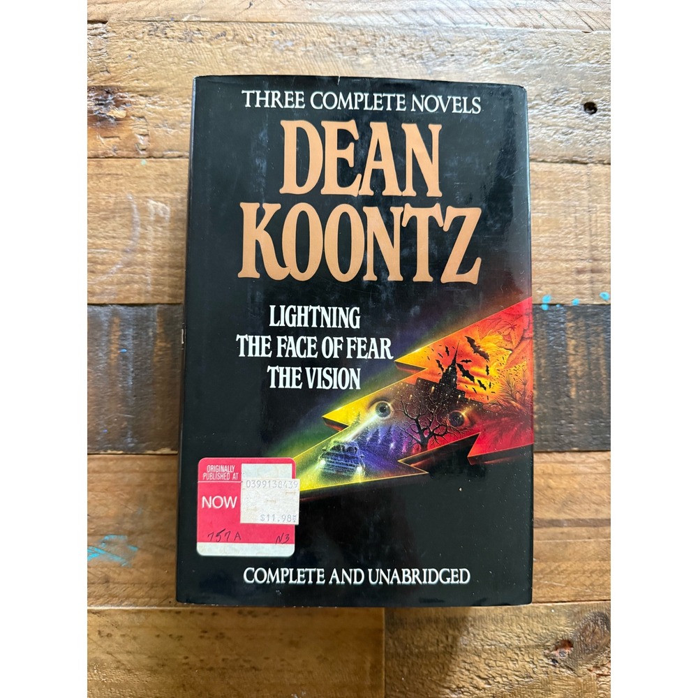 Dean Koontz Three Complete Novels Lightning The Face of Fear The Vision Book
